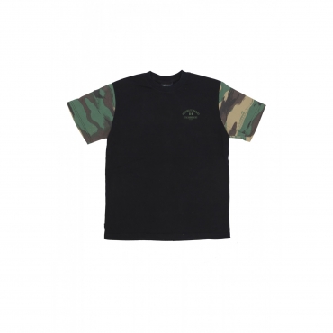 maglietta uomo washed camo tee BLACK