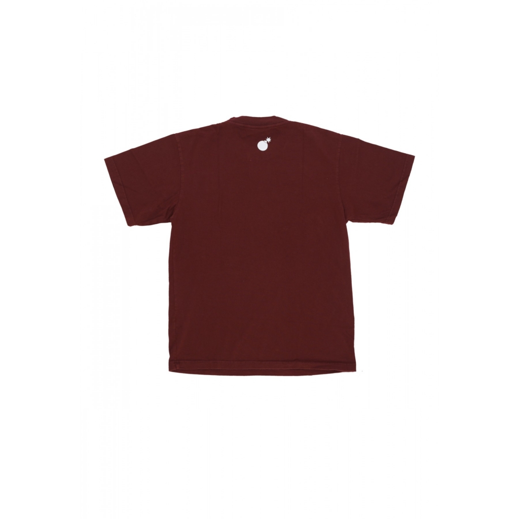 maglietta uomo best wishes tee BURGUNDY