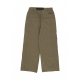 pantalone lungo uomo wide cargo pants OLIVE