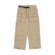 pantalone lungo uomo wide cargo pants PALE KHAKI