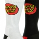 calza media uomo classic dot sock 2pk WHITE/BLACK/RED