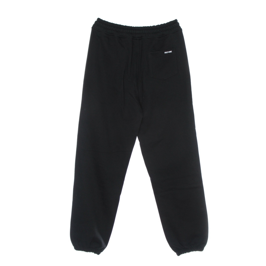 pantalone tuta felpato uomo tuta BLACK