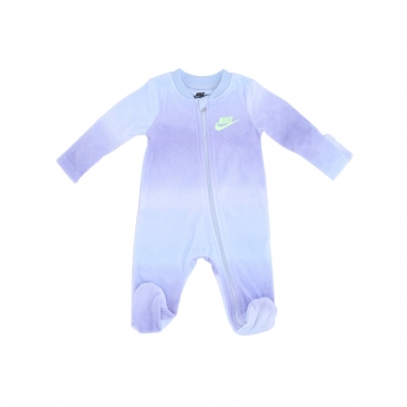 tuta intera neonato printed club footed coverall LIGHT THISTLE