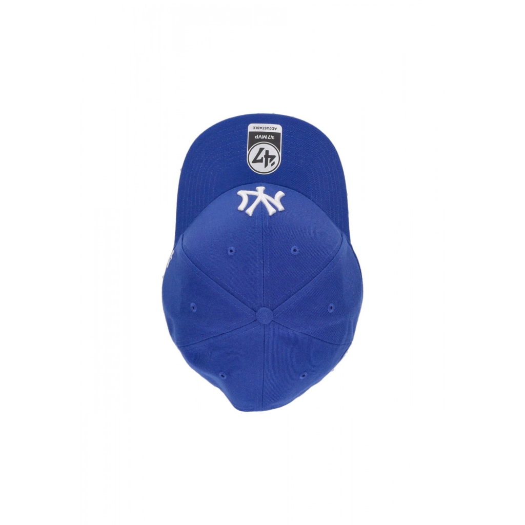 cappellino visiera curva uomo mlb mvp neyyan ROYAL/WHITE