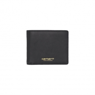 portafoglio uomo vegas billfold wallet LEATHER BLACK/GOLD