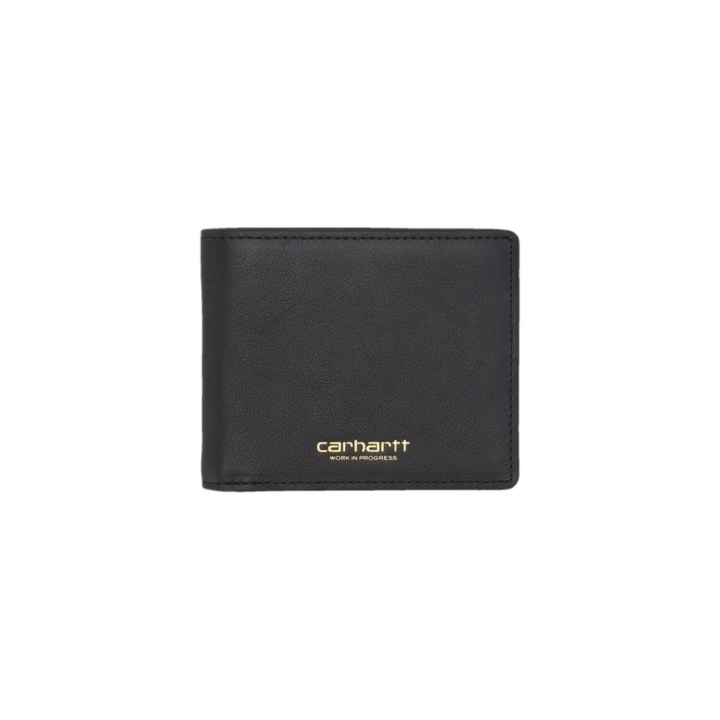 portafoglio uomo vegas billfold wallet LEATHER BLACK/GOLD