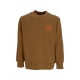 felpa girocollo uomo temp crewneck BROWN