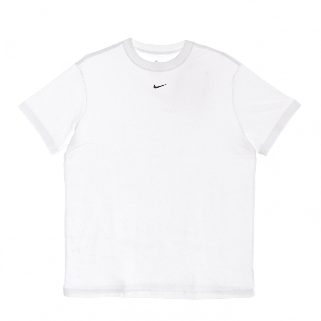 maglietta donna sportswear essentials tee WHITE/BLACK