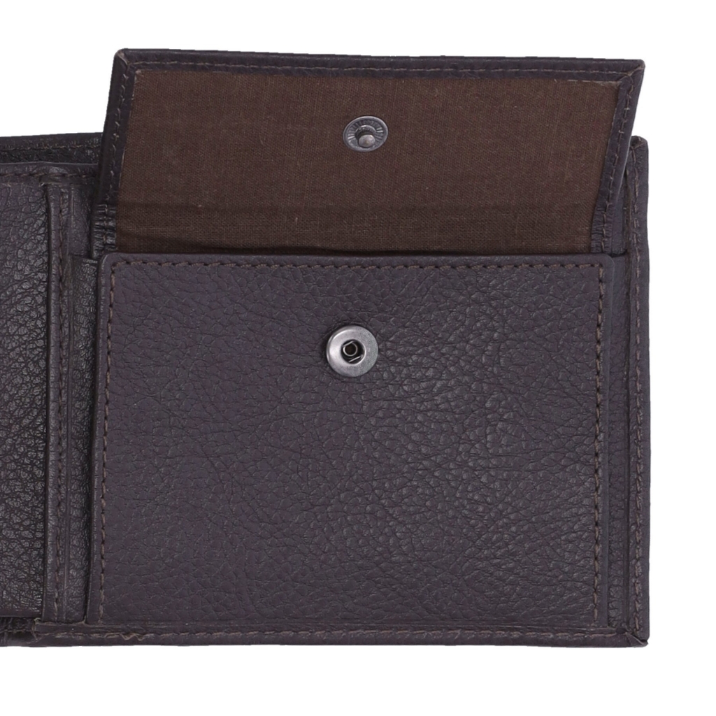 portafoglio uomo lg bifold wallet with coin pouch MULCH