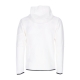 felpa leggera cappuccio zip uomo sportswear tech fleece hoodie WHITE/BLACK