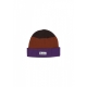 cappello uomo alto beanie BLACK/VIOLET/RUSTY