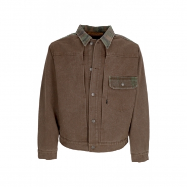 giubbotto uomo camo canvas jacket BROWN