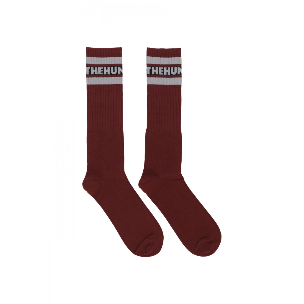 calza media uomo team band socks BURGUNDY