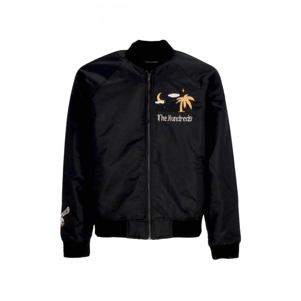 giubbotto bomber uomo east souvenir jacket BLACK