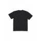 maglietta uomo small signature pinstripe tee BLACK/WHITE