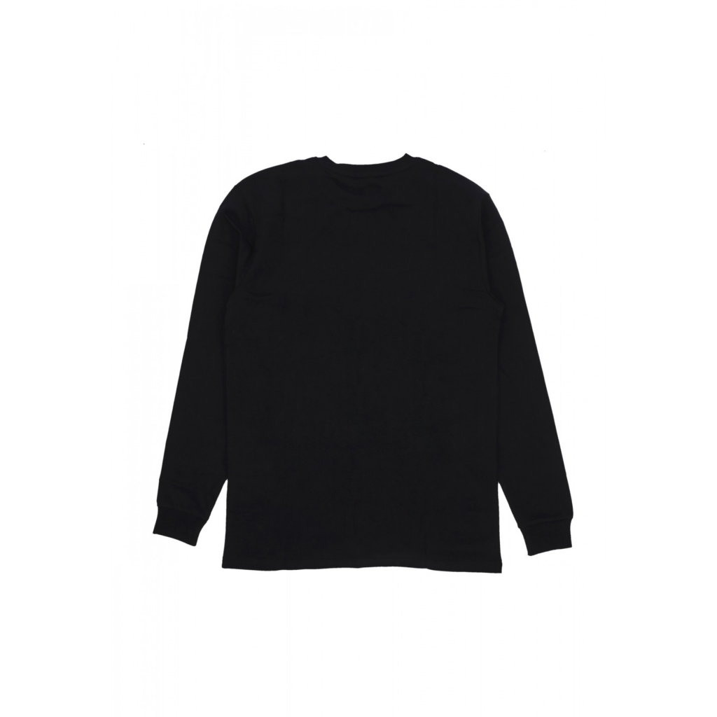 maglietta manica lunga uomo small signature l/s BLACK