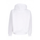 felpa cappuccio uomo small signature essential os hoodie WHITE