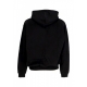 felpa cappuccio zip uomo chest signature essential os zip hoodie BLACK