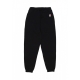 pantalone tuta felpato uomo small signature essential relaxed fit cuffed sweatpants BLACK