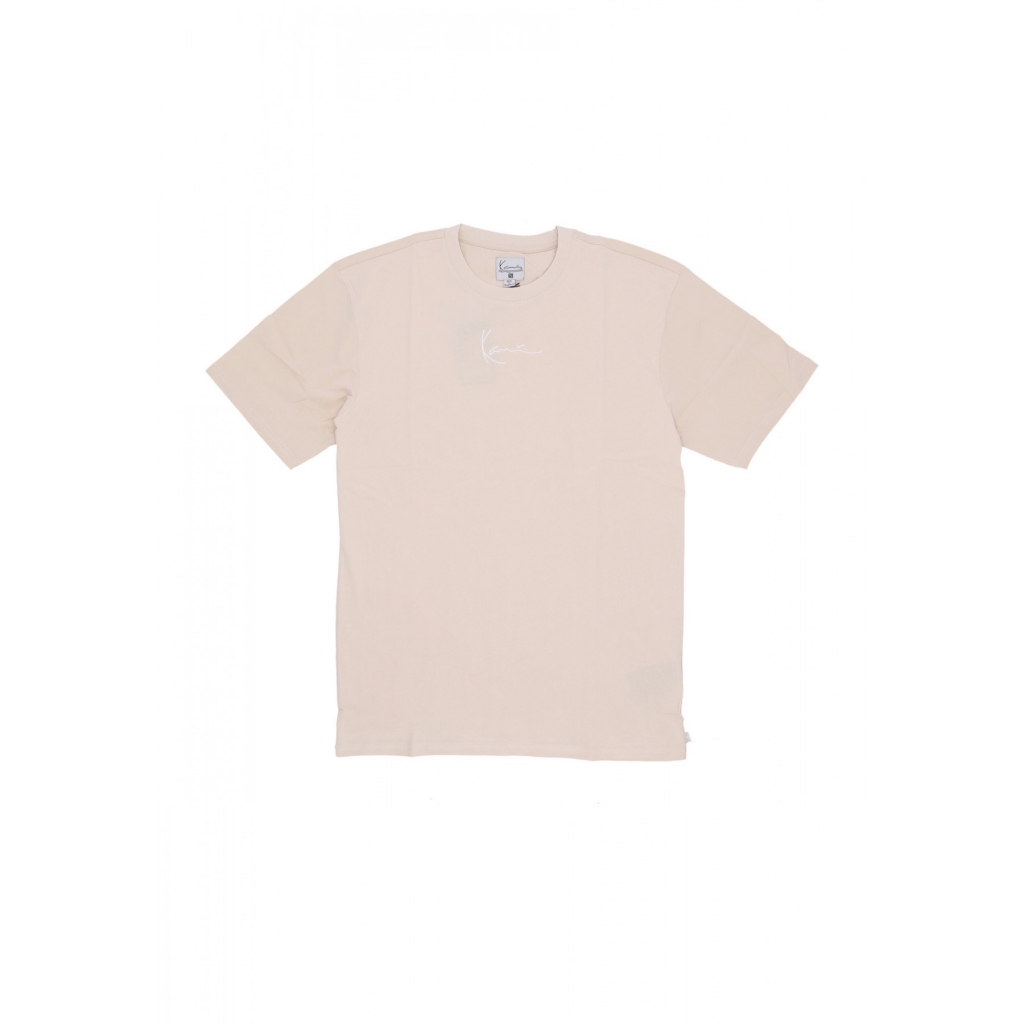 maglietta uomo small signature essential tee LIGHT SAND