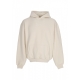 felpa cappuccio uomo small signature essential os hoodie LIGHT SAND