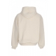 felpa cappuccio uomo small signature essential os hoodie LIGHT SAND