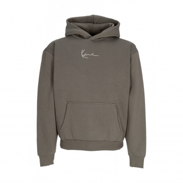 felpa cappuccio uomo small signature essential os hoodie ANTHRACITE