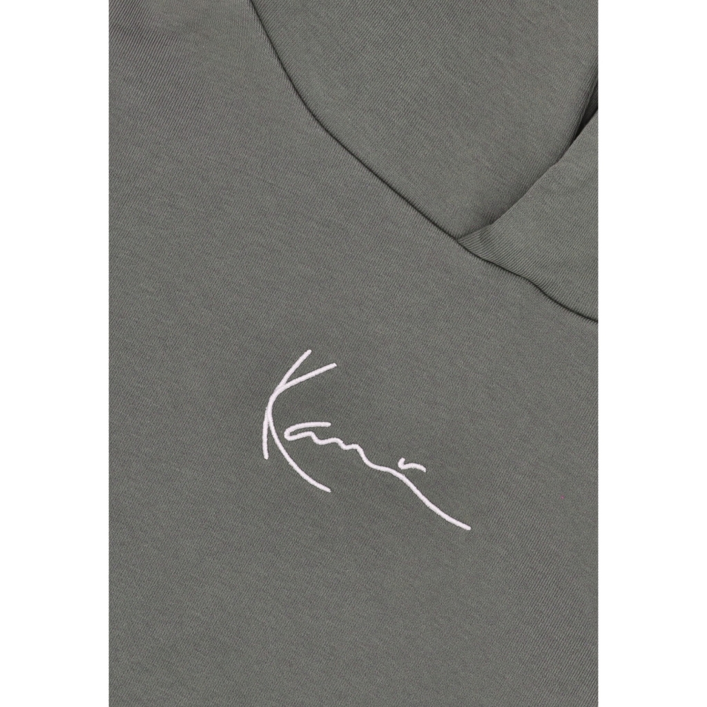 felpa cappuccio uomo small signature essential os hoodie ANTHRACITE