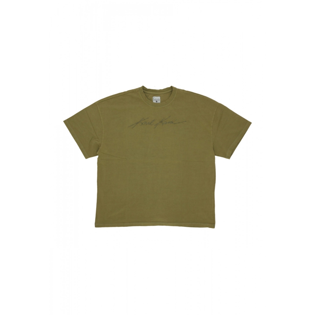 maglietta uomo autograph heavy boxy tee OLIVE