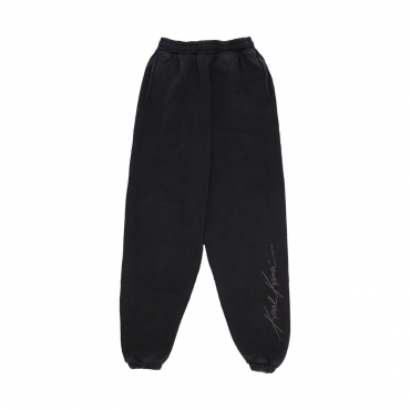 pantalone tuta felpato uomo autograph heavy os sweatpants BLACK