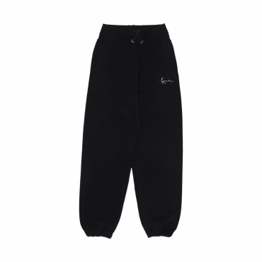 pantalone tuta felpato donna w small signature essential os sweatpants BLACK