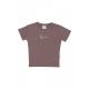 maglietta donna w small signature short tee TAUPE