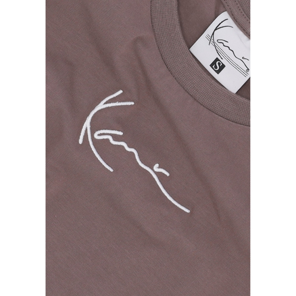 maglietta donna w small signature short tee TAUPE