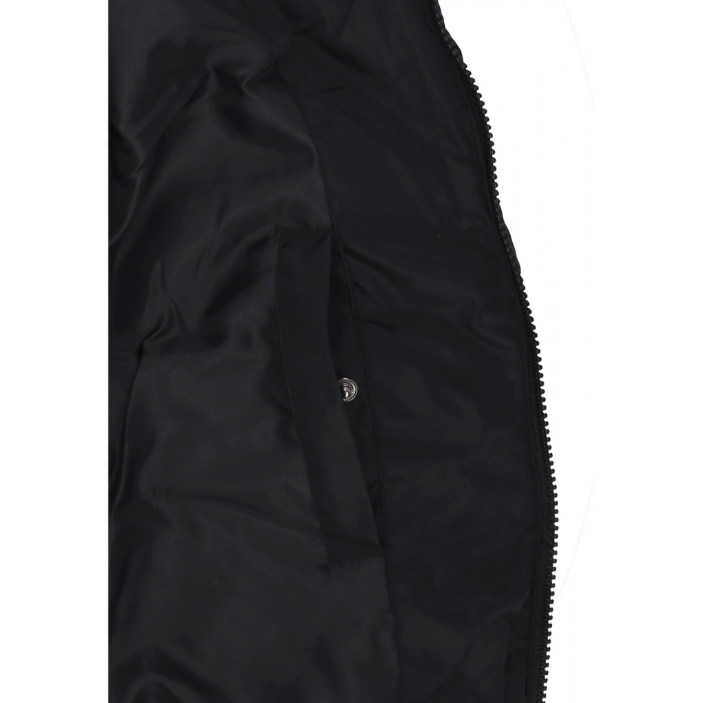 piumino uomo retro essential puffer jacket BLACK