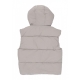 piumino smanicato uomo small signature puffer vest LIGHT GREY