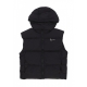 piumino smanicato uomo small signature puffer vest BLACK