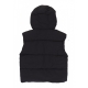 piumino smanicato uomo small signature puffer vest BLACK