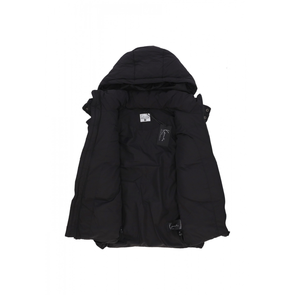 piumino smanicato uomo small signature puffer vest BLACK