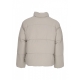 piumino uomo small signature puffer jacket LIGHT GREY