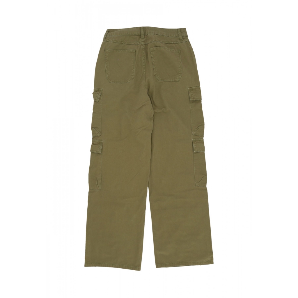 pantalone lungo donna w signature multipocket cargo pants OLIVE