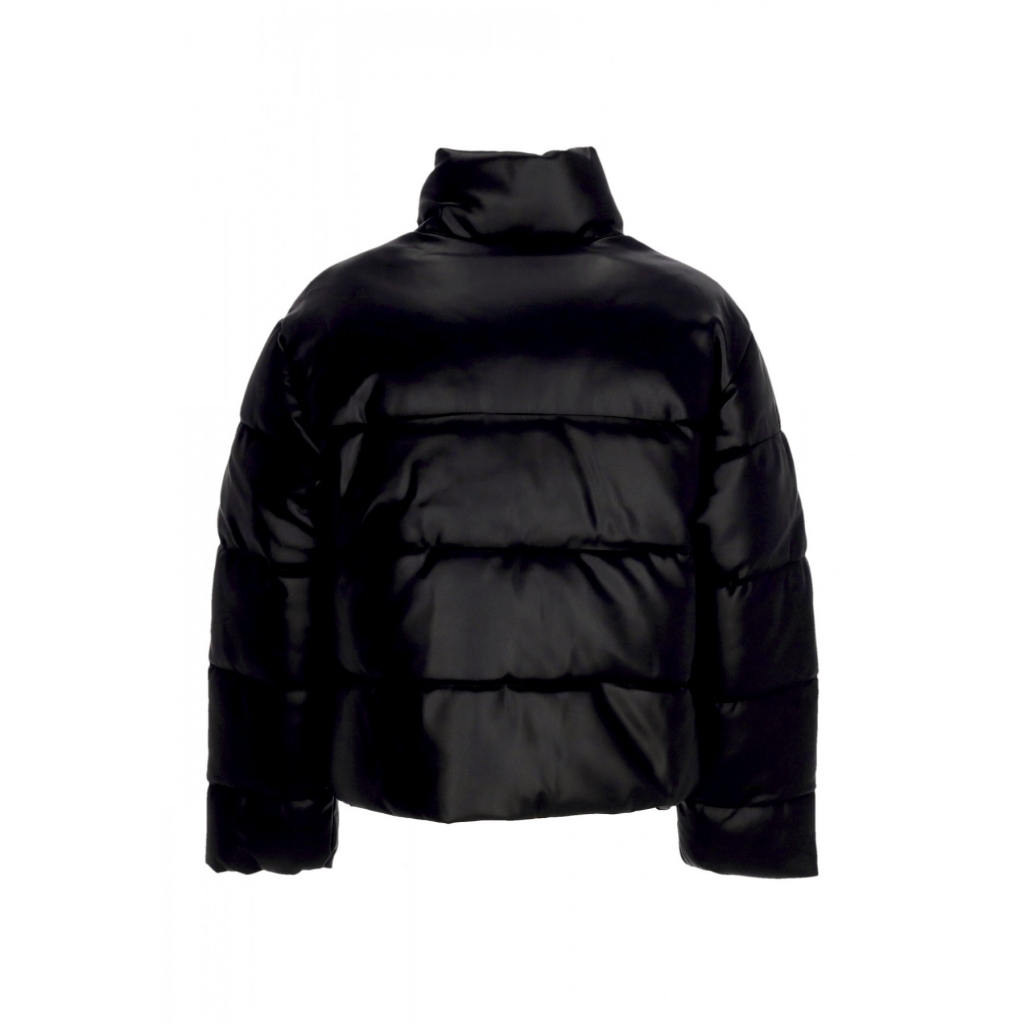 piumino corto donna w serif crop puffer jacket BLACK