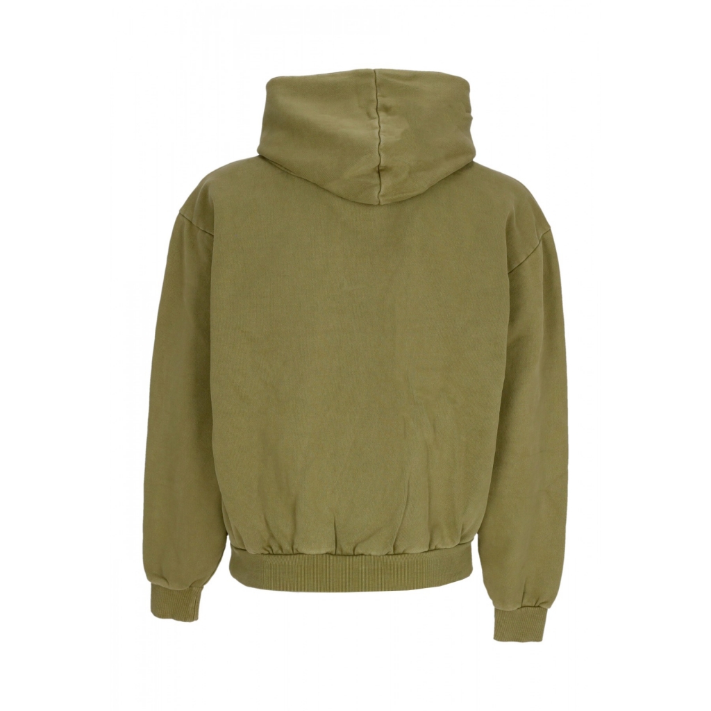 felpa cappuccio uomo autograph heavy os hoodie OLIVE