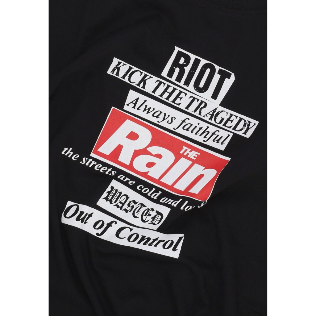 maglietta uomo rain tee BLACK