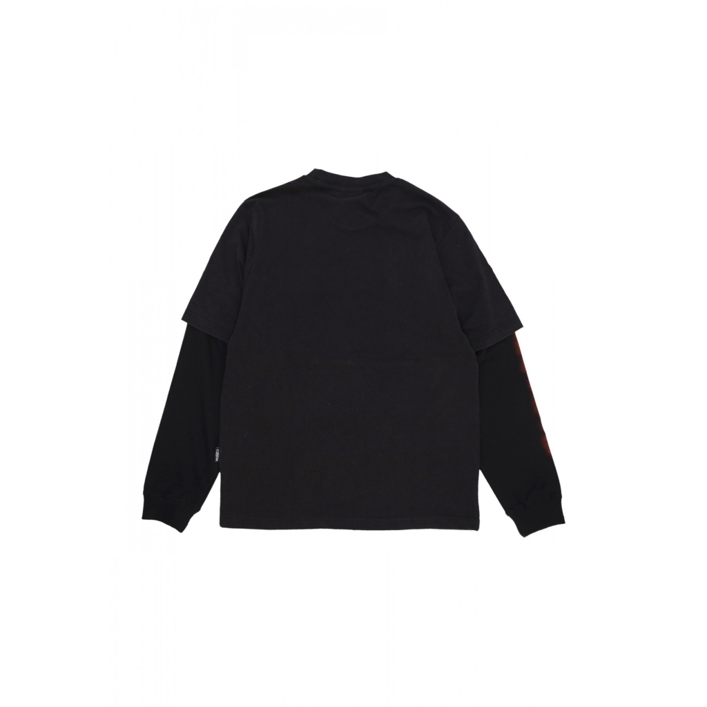 maglietta manica lunga uomo surt l/s tee FADED BLACK