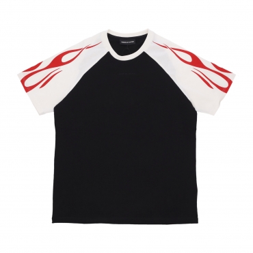 maglietta uomo flames tee OFF WHITE/BLACK/RED