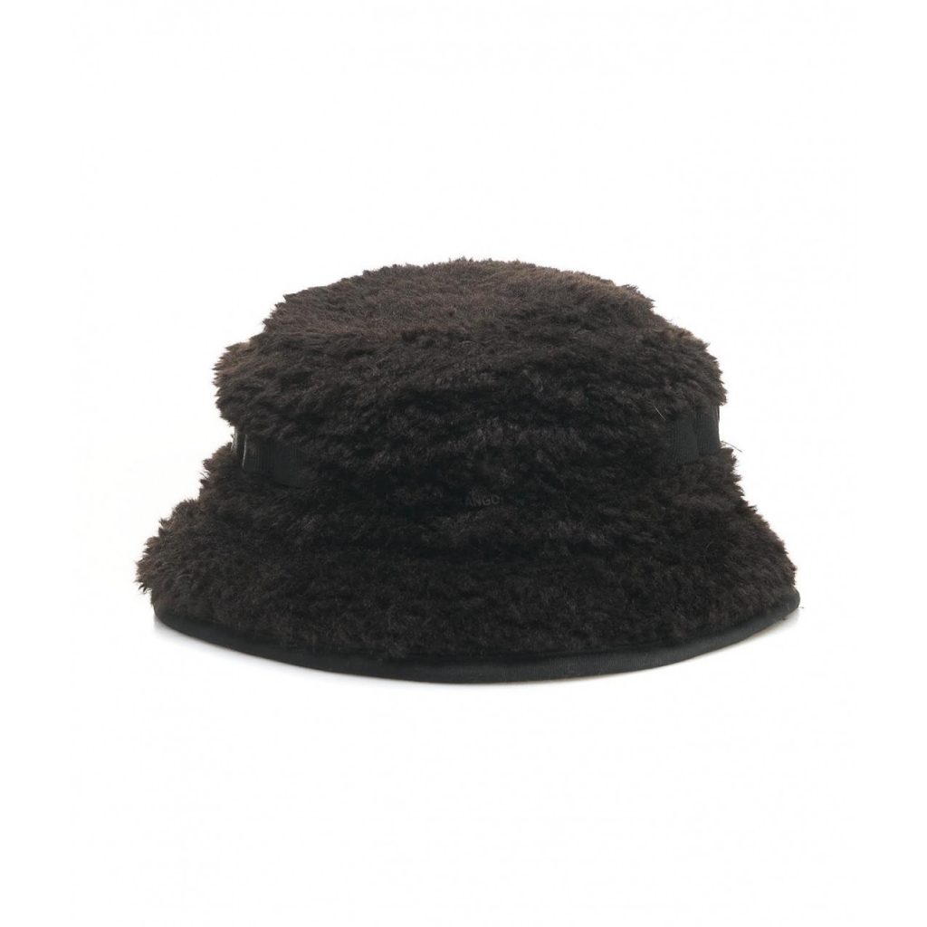 Bucket hat in pelliccia eco nero