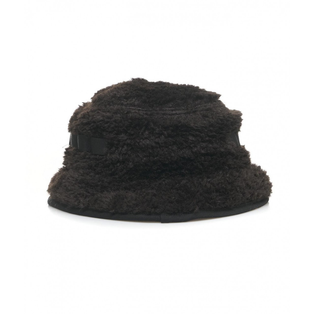 Bucket hat in pelliccia eco nero