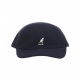 Cappello da baseball in lana blu scuro