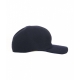 Cappello da baseball in lana blu scuro