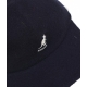 Cappello da baseball in lana blu scuro